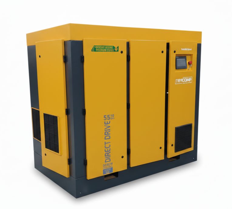 Trycomp 90 kW Industrial Direct Drive Screw Air Compressor South Africa